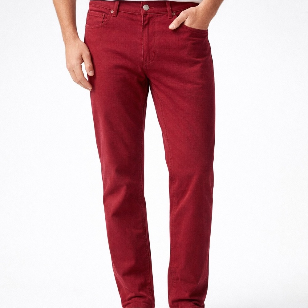 Men's Burgundy Jeans - GAP - 38x32